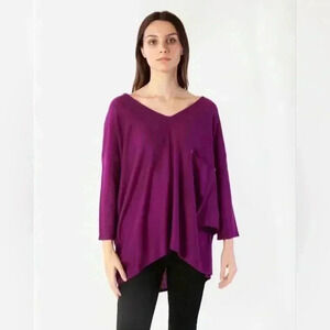 Kerisma Raven Oversize Tunic Sweater Violet Size M/L